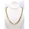 Image 5 : Huge 65.4 Gram 14 Kt Yellow Gold Plated Rolo Box Link Necklace
