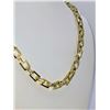 Image 9 : Huge 65.4 Gram 14 Kt Yellow Gold Plated Rolo Box Link Necklace