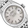 Image 2 : Rolex Ladies Stainless Steel 14K Fluted Bezel Date Watch