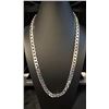 Image 1 : Huge 130 Gram 14 Kt Tri-Layered .925 Silver Plated Cuban Necklace