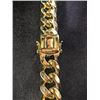 Image 6 : Huge 285.5 Gram 14 Kt Gold Plated Curb Link Necklace