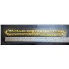 Image 7 : Huge 285.5 Gram 14 Kt Gold Plated Curb Link Necklace