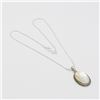 Image 1 : Luminescent 28.50ct Moonstone Pendant with Chain