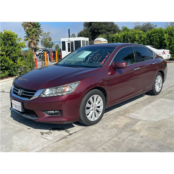 HOND ACCORD 2014 REPO-WAIT/TITLE-SMOG