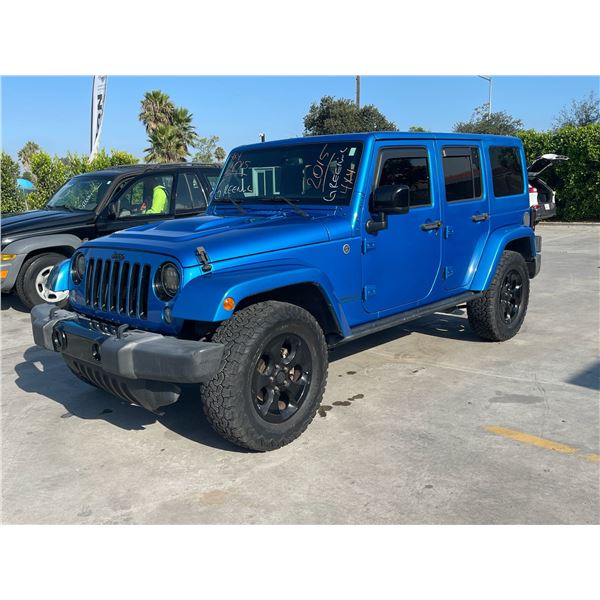 JEEP  WRANGLER 2015 O/S TITLE 2 DAYS