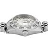 Image 4 : Rolex Ladies Stainless Steel Silver Index 18K White Gold Diamond Bezel Date Watc