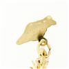 Image 7 : Crea 14k Gold Detailed Textured Diamond Cut 3D Pineapple Hawaii Charm Pendant