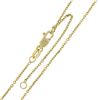 Image 4 : New 14k Yellow Gold Brown White Banded Agate Pendant w/ Adjustable Link Chain