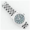 Image 7 : Rolex Ladies Midsize 31MM Stainless Steel Factory Blue Index Dial Jubilee Band D