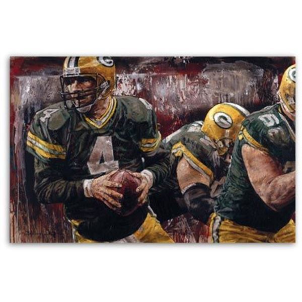 Brett Favre Superbowl XXXI by Stephen Holland