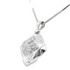 Image 3 : 18kt WG Diamond Pendant and chain
