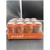 Image 2 : POPPI Soda, Orange Flavour, Sparkling Soda, Beverages w/Apple Cider Vinegar, Seltzer Water & Fruit J