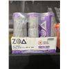 Image 3 : ZOA Energy Frosted Grape Zero Sugar 12-Pack (355 mL Cans)