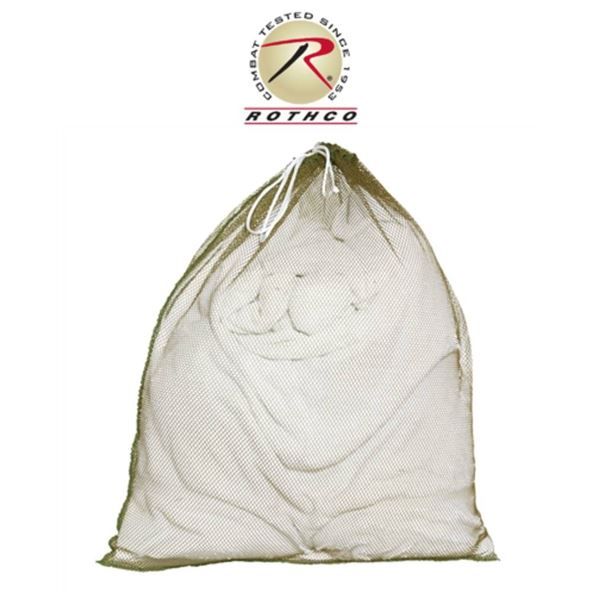 Rothco Nylon Mesh Bag, 24 in x 30 in, Lightweight & Durable Olive Drab