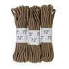 Image 1 : Rothco Military Grade 72-Inch Shoelaces Desert Tan , 3 Pairs