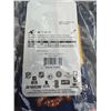 Image 3 : FBF OSFM NFL Licensed Blue and Orange Socks with Size Information