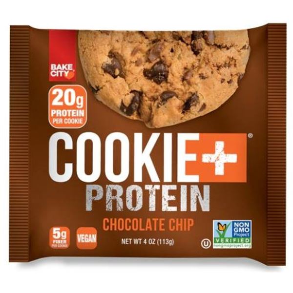 Bake City Cookie Protein Chocolate Chip CV1, 12 Count