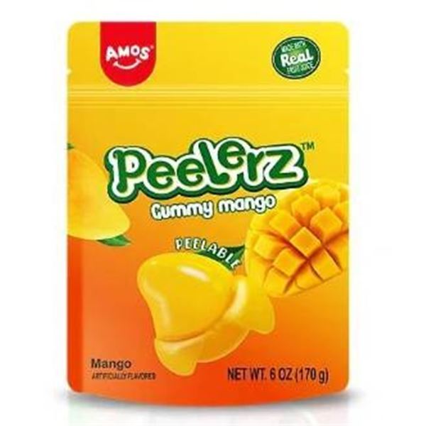 Amos Peelers Mango 7 x 85g Fruit Snack Packs