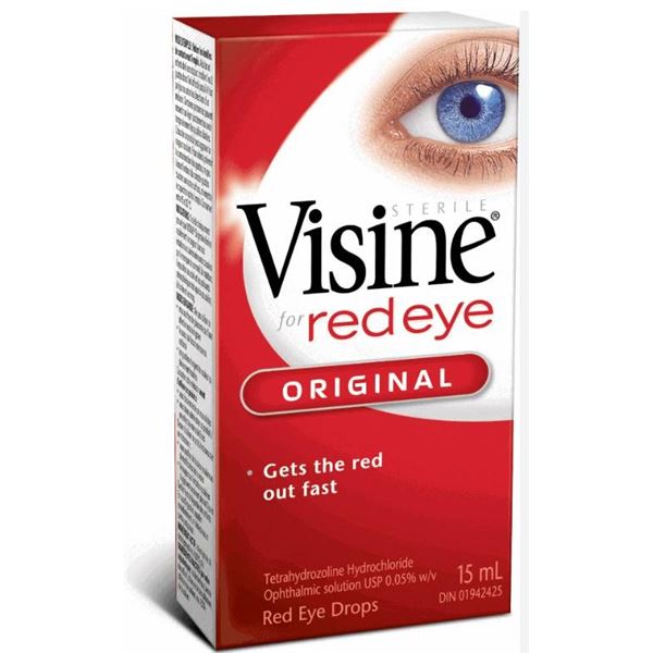 Visine Red Eye 2x15mL Eye Drops