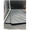Image 1 : Lot of 2 Black Multi-Use Shoe / Boot Tray, 16 x 23.75 Inches (41cm x 60cm)