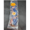 Image 1 : FBF OSFM NFL Licensed Blue and Orange Socks with Size Information
