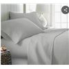 Image 1 : Comfy 9900 Series King-Size 6-Piece Sheet Set in Grey