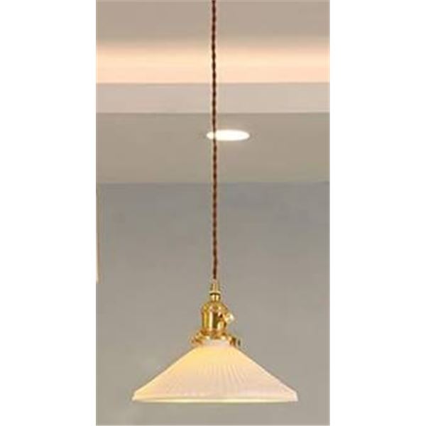 Pendant Light Fixture with Installation Guide and Dimensions 29 x 29 x 17 cm