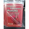 Image 3 : Children’s Emergency Poncho Set of 10 with Attached Hood