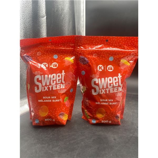 Sweet Sixteen Sour Mix Candy 600g, Lot of 2
