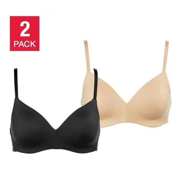Calvin Klein L/G Cotton Modal 2-Pack Bralette
