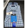 Image 2 : Tommy Hilfiger All-Season Stretch Men’s Dress Shirt, Size 16-16.5/Large *Color Varies From 