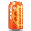 Image 1 : POPPI Soda, Orange Flavour, Sparkling Soda, Beverages 12 x 355ml