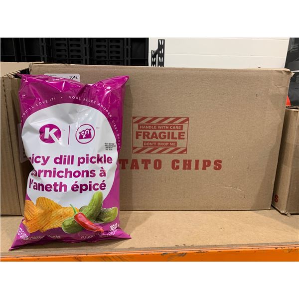 CK Spicy Dill Pickle Potato Chips, 180g x 8ct (39694) – CK180SD