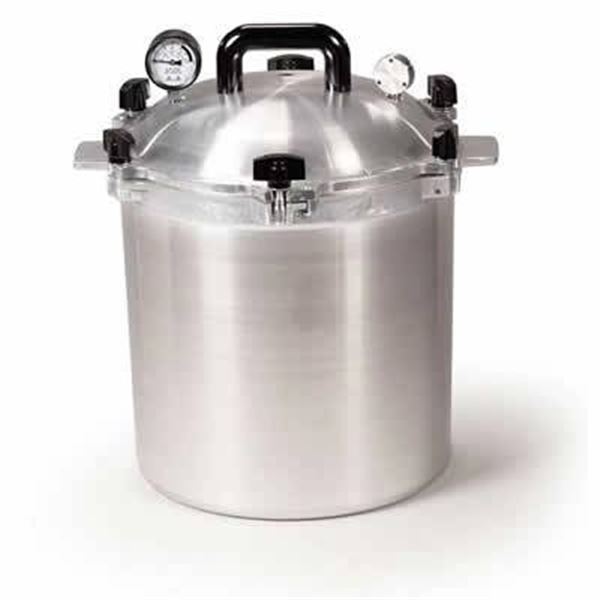 All American 925 Heavy Cast Aluminum Pressure Canner/Cooker, 25 Qt Capacity