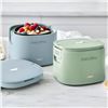 Image 1 : GreenPan Electric Lunch Box with Two Containers and Lid