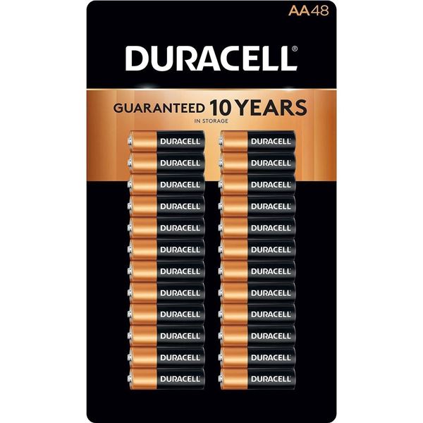 Duracell AA Alkaline Batteries 48 Count Pack