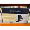 Image 2 : Landon & Co. Single-Handle Bath Faucet and Hardware Set in Black