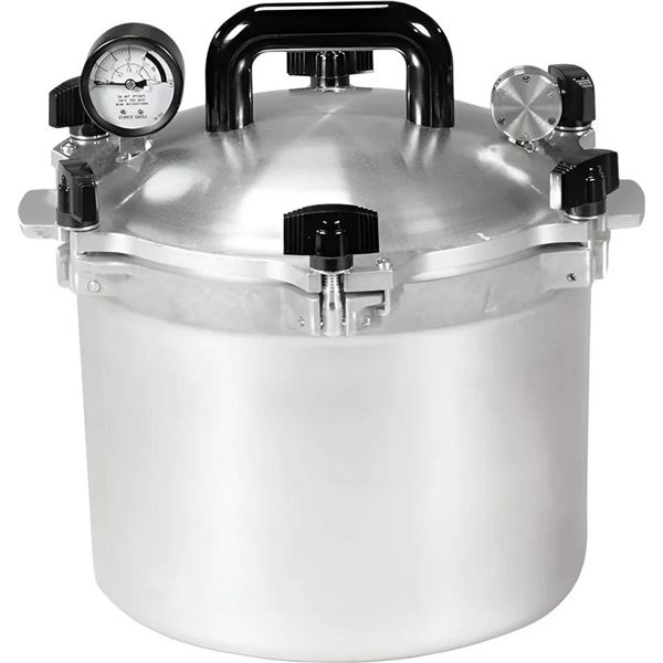 All American Model 910 Heavy Cast Aluminum Pressure Canner/Cooker, 10.5 Quart