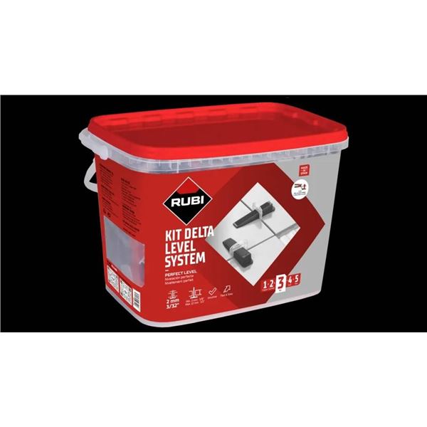 Rubi Kit Delta Level System With 1.5 mm Spacers