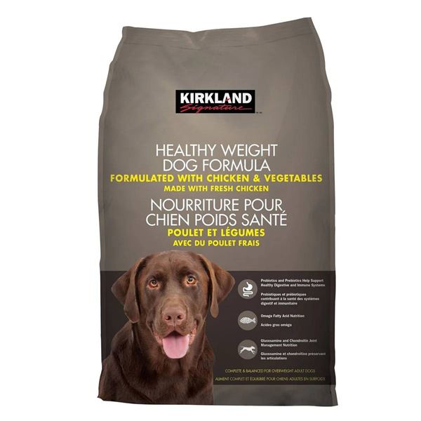 Kirkland Healthy Weight Dog Formula, 18.14 kg Bag