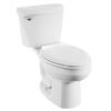 Image 1 : American Standard Reliant Two-Piece Round Front Toilet, White