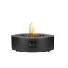 Image 1 : Hampton Bay 40-Inch Outdoor Gas Fire Pit Table in Black Finish