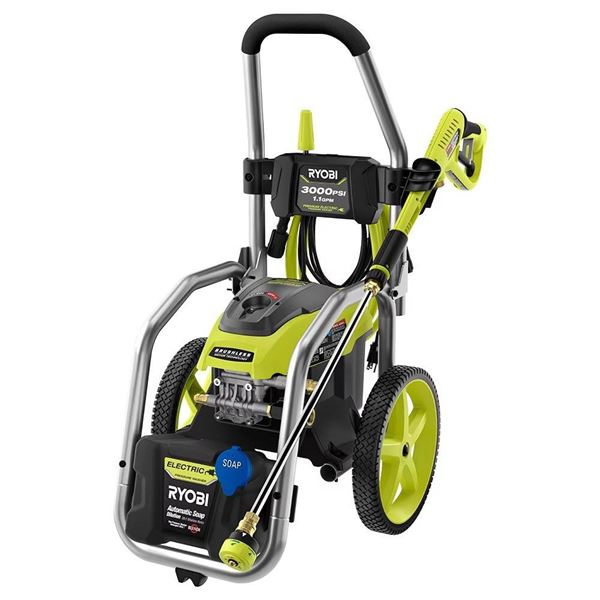 Ryobi 3000 PSI Electric Pressure Washer With On-Board Soap Tank