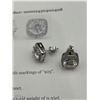 Image 4 : $2365 APPRAISED 4.00 CARAT HALO CUT EARRING SET