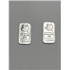 Image 1 : 1 Gram .999 Fine Silver Bars Featuring Maple Leaf Design – Set of 2