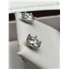 Image 5 : $2250 APPRAISED FILAGREE .925 SILVER 4.00 CARAT STUD EARRINGS