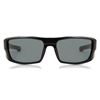 Image 1 : Spy Dirk Black Sunglasses With Happy Gray Green Lenses, Model 672052038863