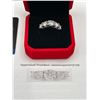 Image 2 : $2100 APPRAISED MOISSANIT 3.60 CARAT SOLITAIRE RING SET IN .925 SILVER