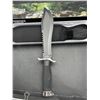 Image 3 : Defender Xtreme 7598 13″ Serrated Blade All Black Hunting Knife with Sheath