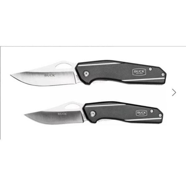 Buck Knives 246 & 247 Liner Lock Combo Set in Collectors Tin